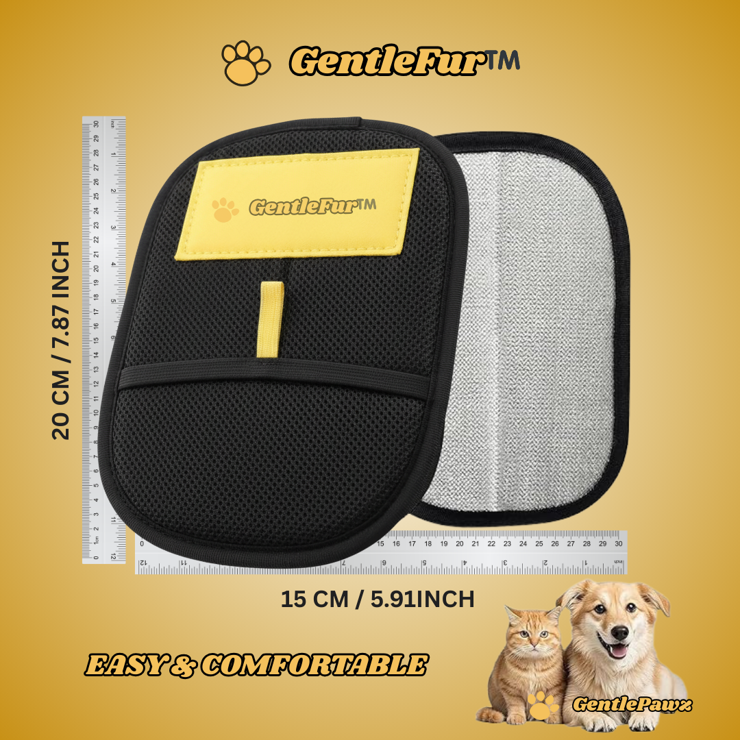 GentleFur™️Double-Sided Grooming Gloves for Pets