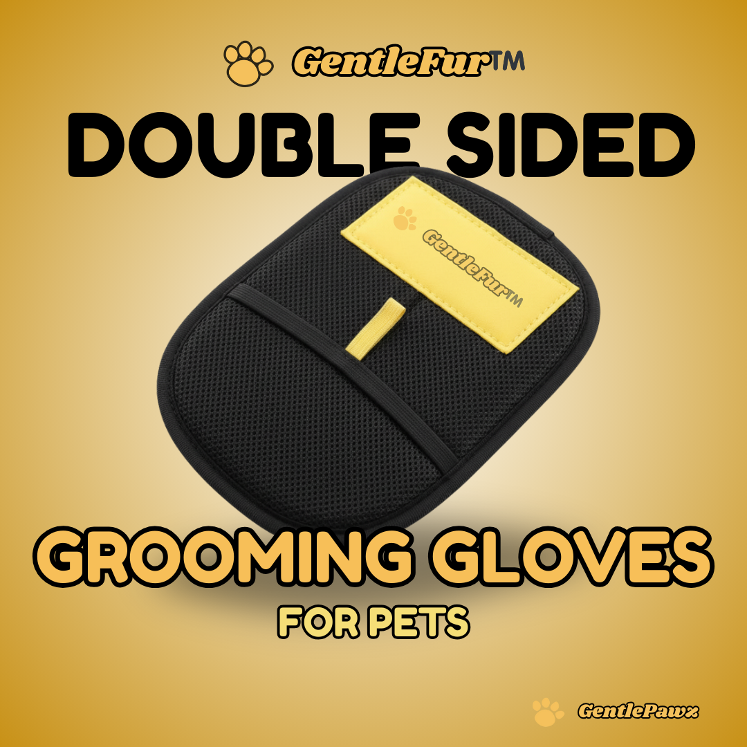 GentleFur™️Double-Sided Grooming Gloves for Pets